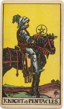 Knight of pentacles