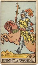 Knight of wands
